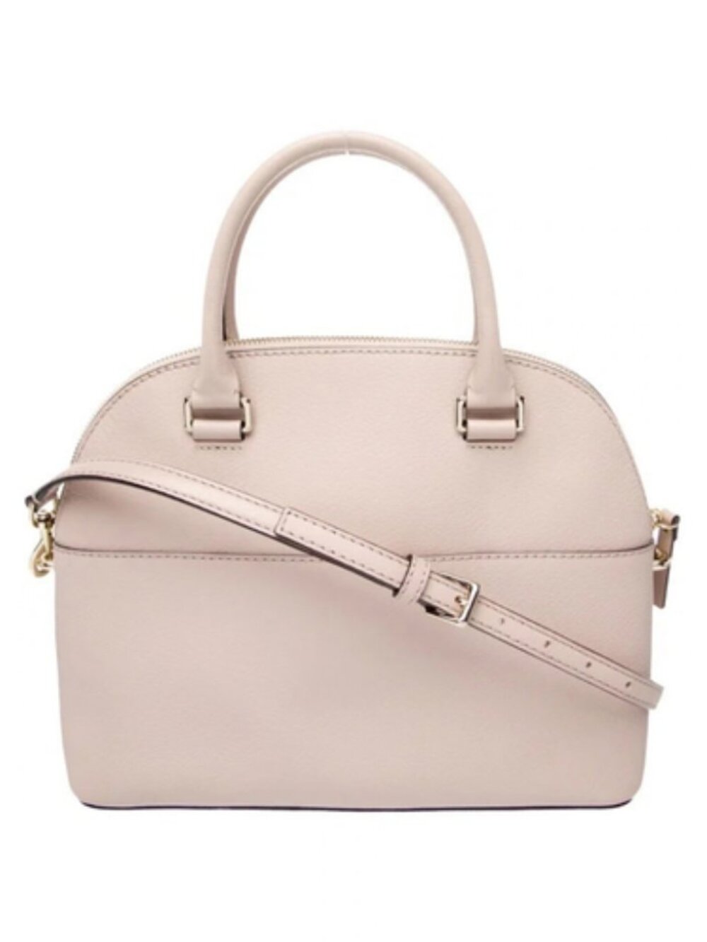 Kate Spade New York Top Handle Shoulder Bag Leather Gold-Tone Hardware Like New